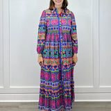 Alexi Dress - Burgundy Rose Long Dresses Briton Court