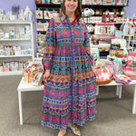 Alexi Dress - Burgundy Rose Long Dresses Briton Court