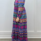 Alexi Dress - Burgundy Rose Long Dresses Briton Court