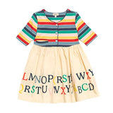 Alphabet Road Dress Girls Play Dresses Finding Foxtale