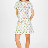 Alva Dress - Garden Lattice Short Dresses Duffield Lane