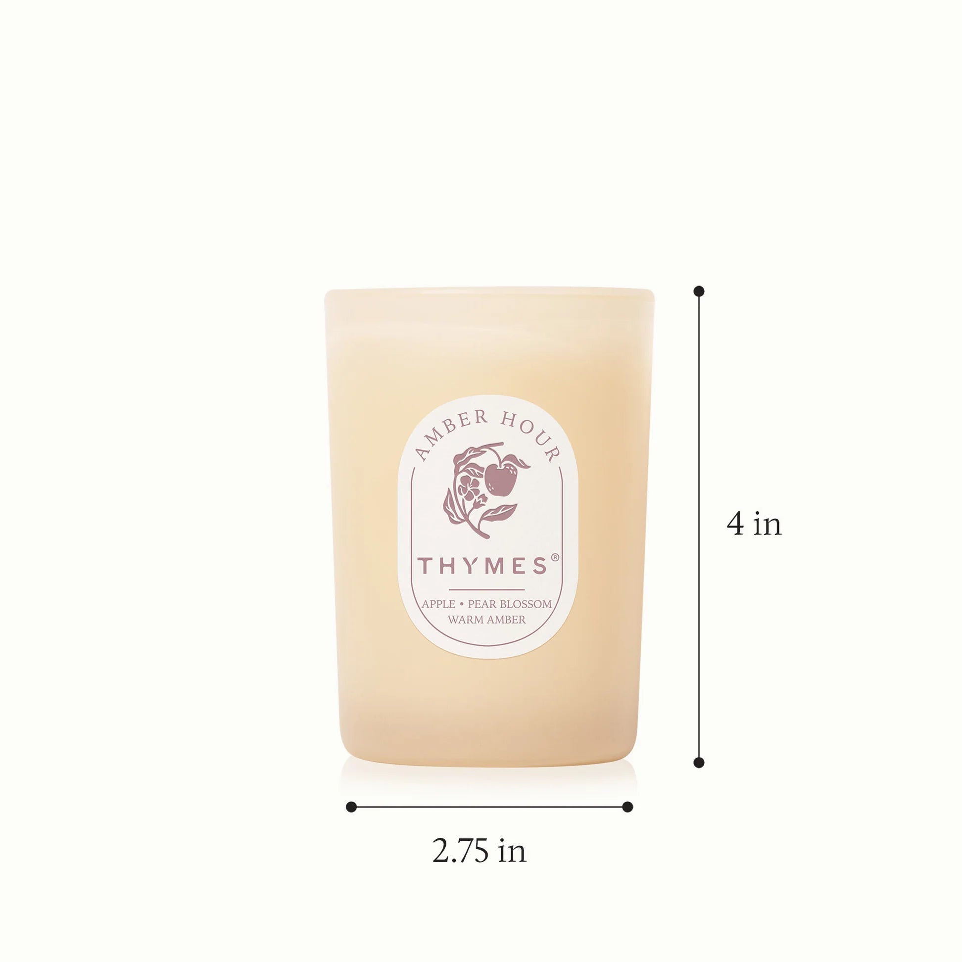 Amber Hour 6.5 oz Poured Candle Candles Thymes