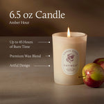 Amber Hour 6.5 oz Poured Candle Candles Thymes