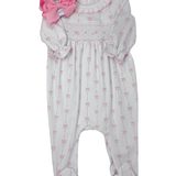 Amelia's Classics Smocked Footie Baby Sleepwear Magnolia Baby