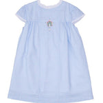 Anika Dress - Lt. Blue Cross Girls Occasion Dresses The Oaks Apparel Company