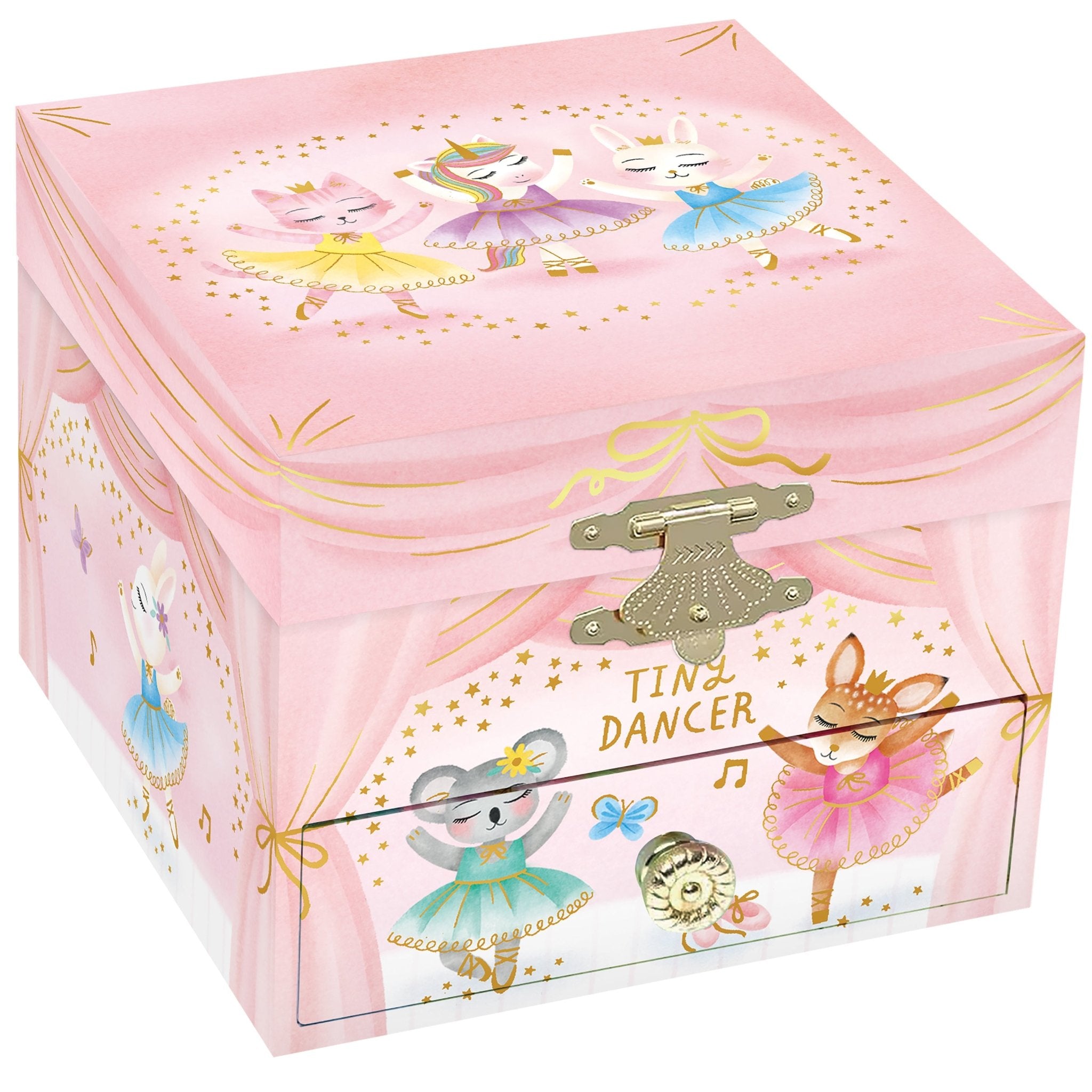 Animal Ballerina Musical Jewelry Box Small Toys U.S. Toy Company