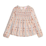Anita Top - Verbier Vines Orange - Sugar Babies Children's Boutique/Meg's Shoppe