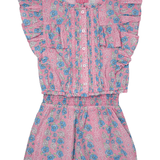 Annie Top - Spring Marguerite Floral Girls Tops + Tees Bisby