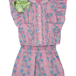 Annie Top - Spring Marguerite Floral Girls Tops + Tees Bisby