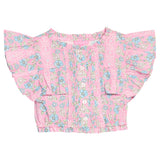 Annie Top - Spring Marguerite Floral Girls Tops + Tees Bisby