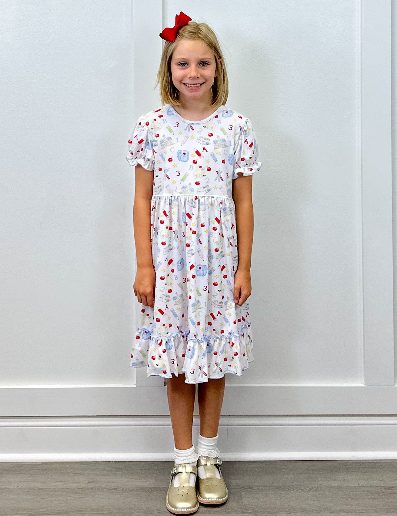 Apple A Day S/S Dress Girls Occasion Dresses Banana Split