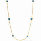 Aquitaine Station Necklace - Capri Blue Necklaces Julie Vos