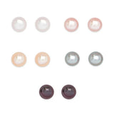 Assorted Freshwater Pearl Stud 5-Pair Set Kids Jewelry Lily Nily