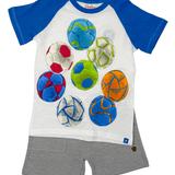 Athletic Grey Relaxed Shorts - Sugar Babies Children's Boutique/Meg's Shoppe