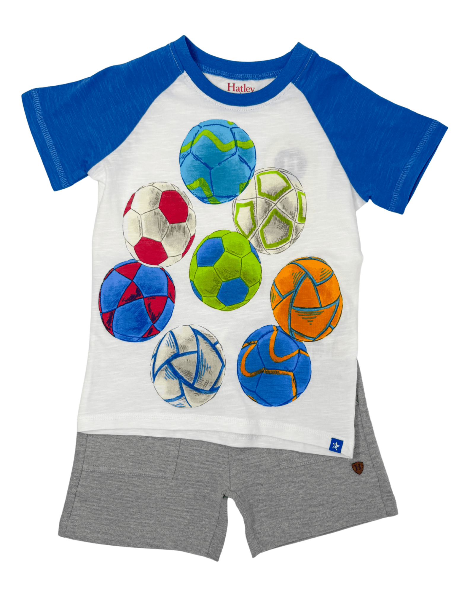 Athletic Grey Relaxed Shorts - Sugar Babies Children's Boutique/Meg's Shoppe