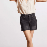 Audrey Girlfriend Classic Denim Short - Dusty Black Shorts Tribal