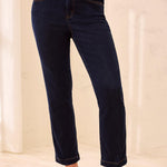 Audrey Hugging Straight Crop Denim - Darknight - Sugar Babies Children's Boutique/Meg's Shoppe