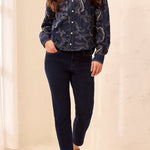 Audrey Hugging Straight Crop Denim - Darknight - Sugar Babies Children's Boutique/Meg's Shoppe