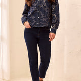 Audrey Hugging Straight Crop Denim - Darknight - Sugar Babies Children's Boutique/Meg's Shoppe