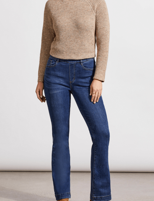 Audrey Pull On Flare Jeans - Bluemoon Jeans Tribal