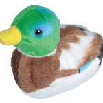 Audubon II Mallard Duck Stuffed Animal w/ Sound 5.5" Plush Wild Republic