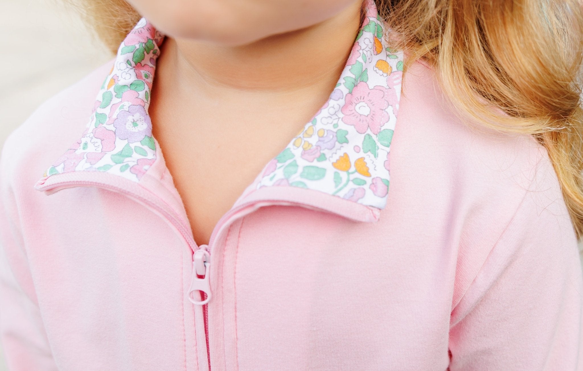 Autumn Blooms 1/4 Zip Pullover Set Girls Sets Trotter Street Kids