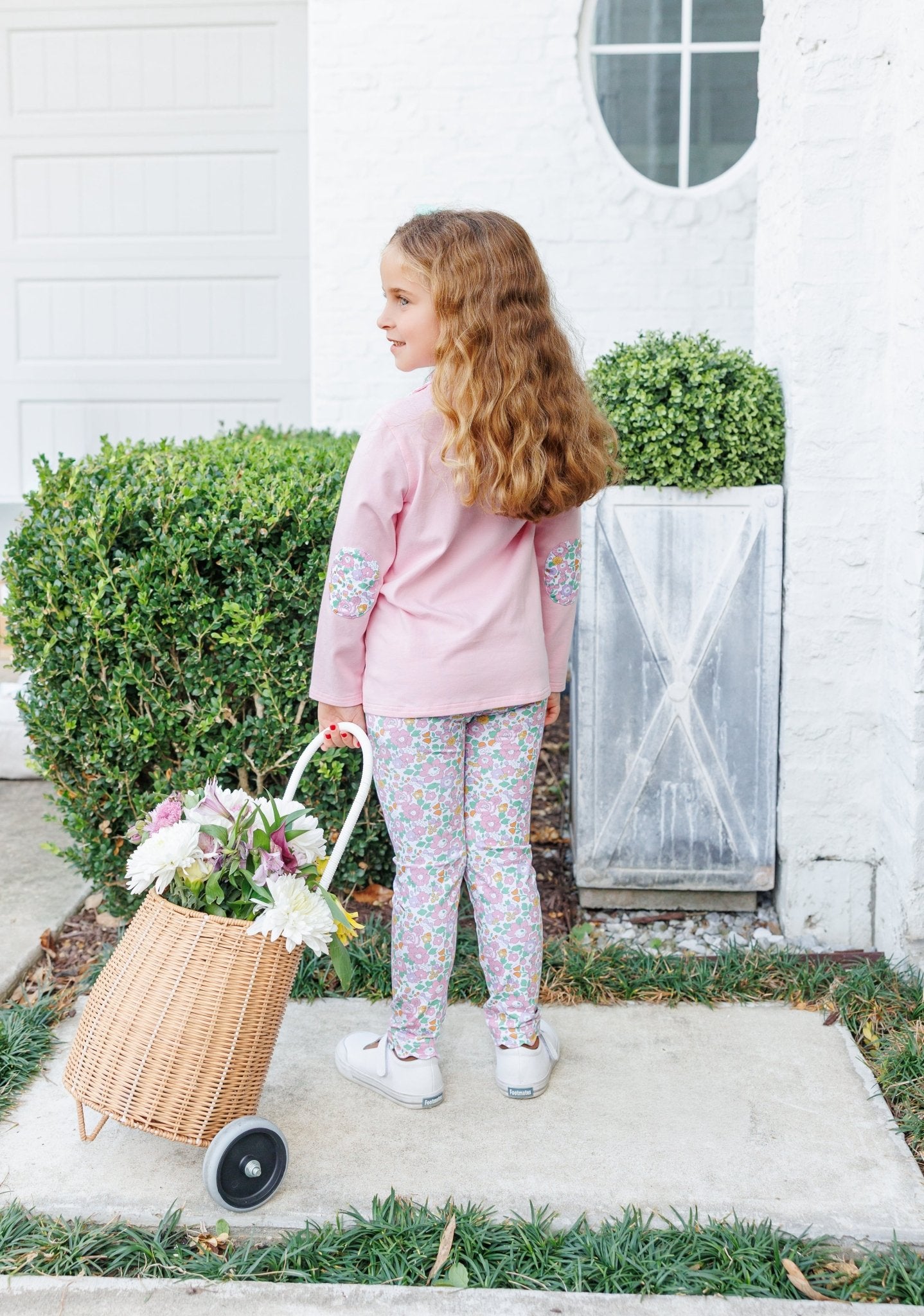 Autumn Blooms 1/4 Zip Pullover Set Girls Sets Trotter Street Kids