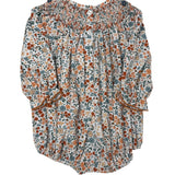 Autumn Blooms Geo L/S Bubble Girls Bubbles + Rompers Banana Split