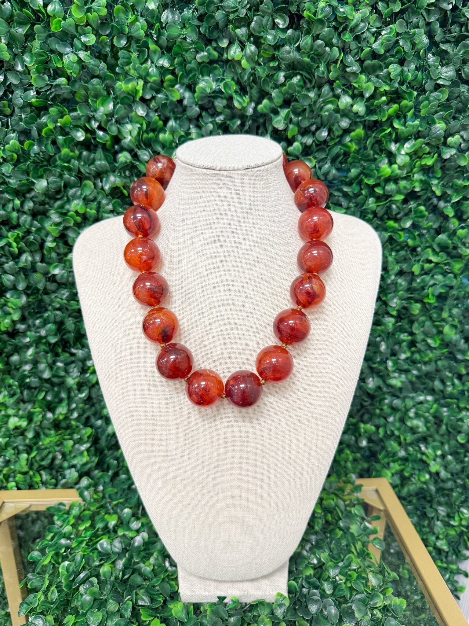 Autumn Glow Beaded Necklace - Sugar Babies Children's Boutique/Meg's Shoppe