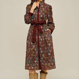 Autumn Tapestry Midi Dress Long Dresses Jodifl
