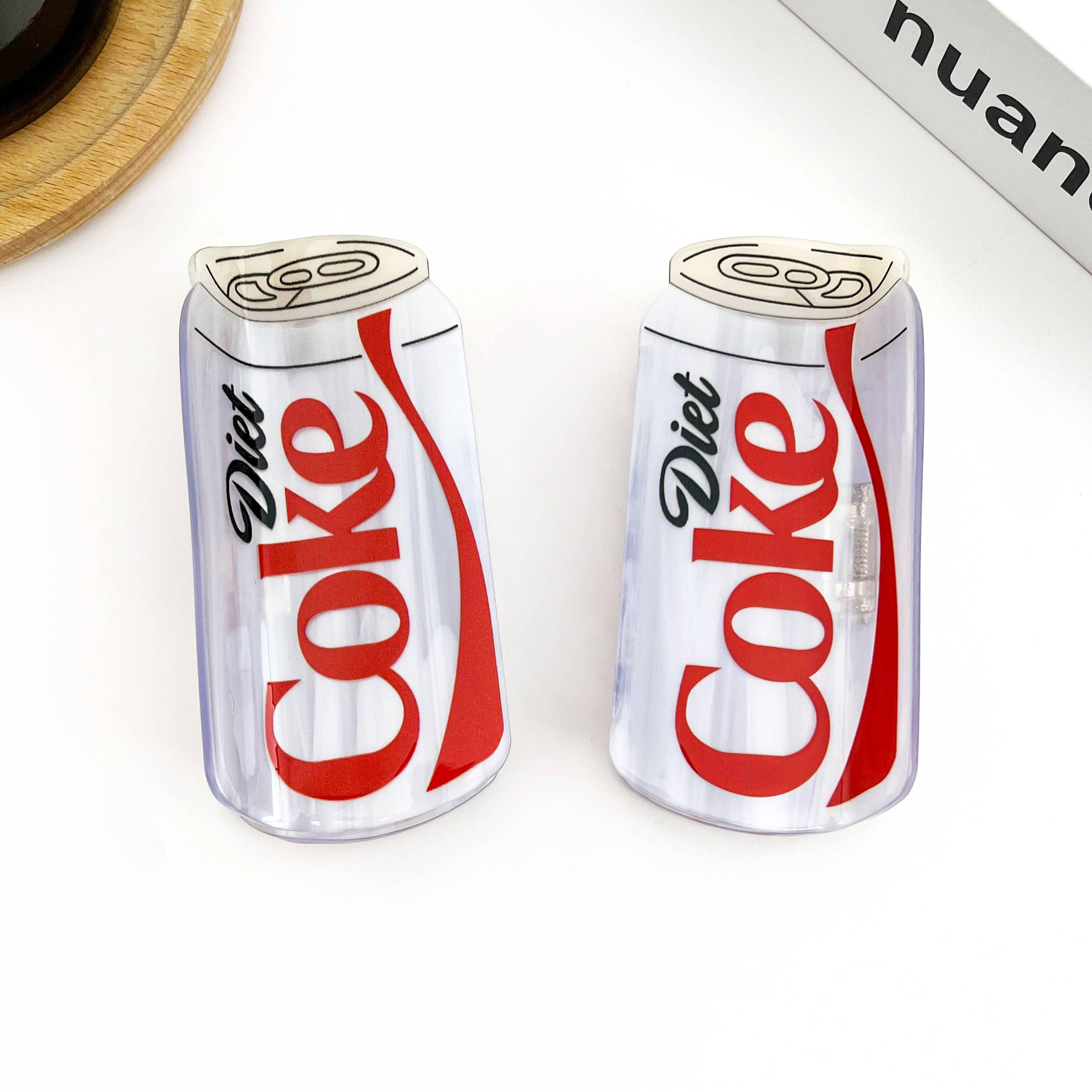 Diet Coke Bottle Hair Claw Clip, Fun Acetate Hair Accessory: Coke Hair Accessories TheDivaSoap