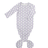 Lilac Ribbons Knotted Gown