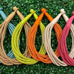 Slub 8-Strand Necklace - Pink Necklaces TWO FORTY TWO