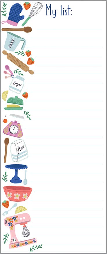 List Pad - My Kitchen Paper Goods GINA B DESIGNS