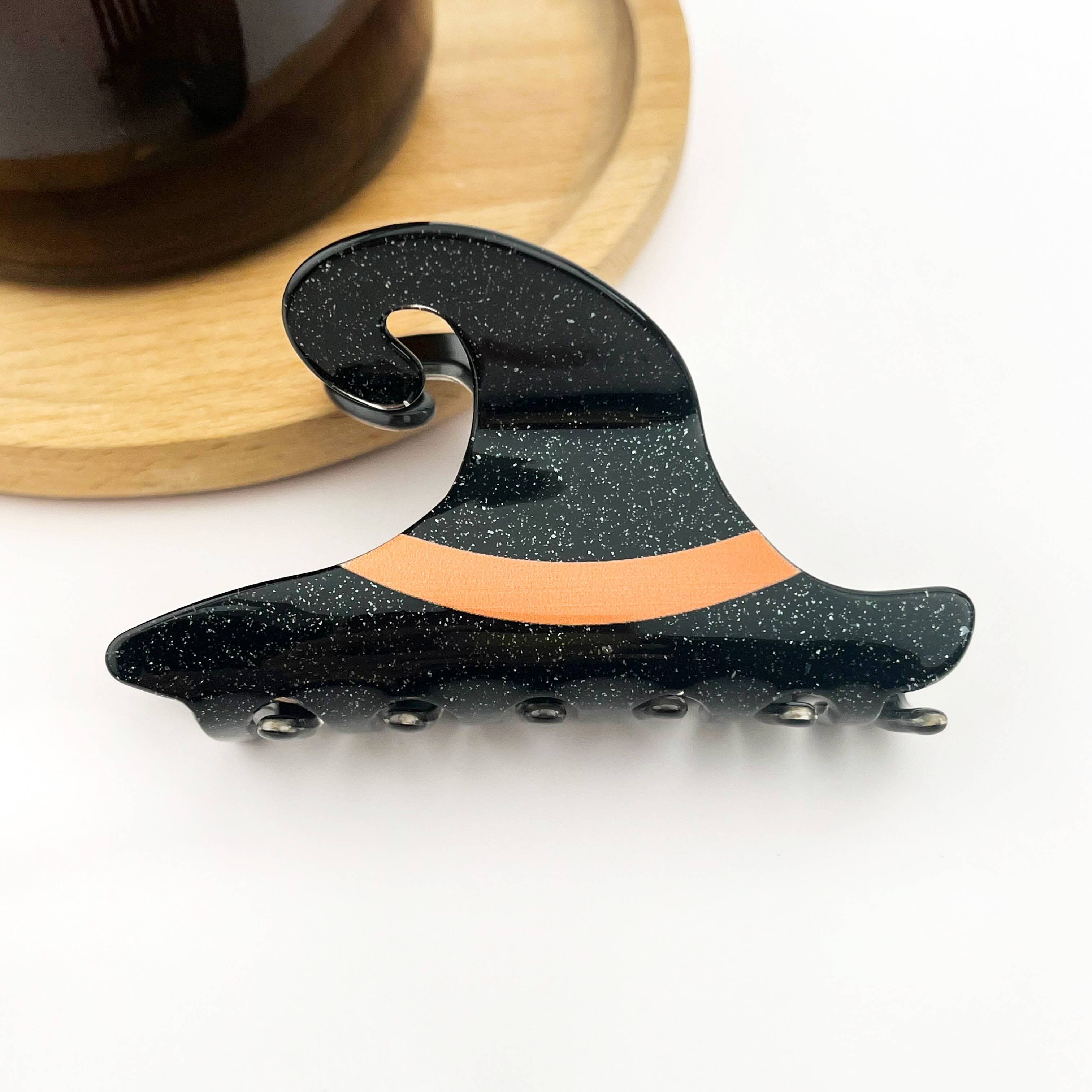 Witch Hat Claw Clip - Black Hair Accessories TheDivaSoap