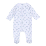 Baby's Teddy Footie - Light Blue Baby Sleepwear Magnolia Baby