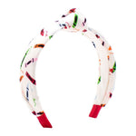 Back to School Knotted Headband - Crayon Kids Hair Accessories Wee Ones
