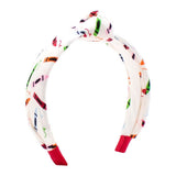 Back to School Knotted Headband - Crayon Kids Hair Accessories Wee Ones