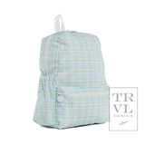Backpacker - Backpack Classic Plaid Green Kids Backpacks + Bags TRVL Design