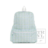 Backpacker - Backpack Classic Plaid Green Kids Backpacks + Bags TRVL Design