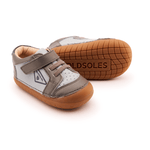 Badge Pave - Dusty Blue/Grey/Navy Boys Shoes Old Soles