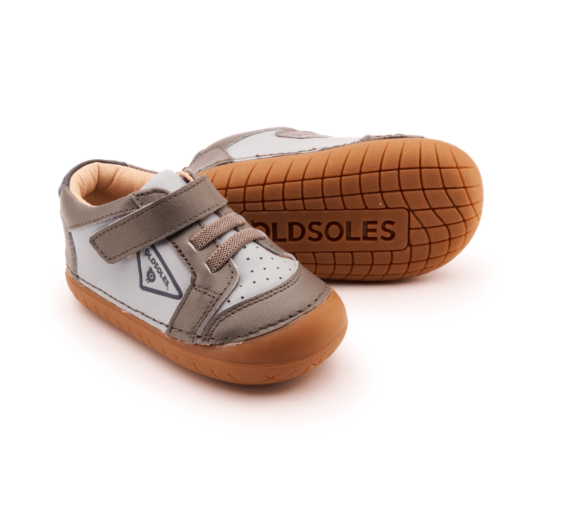 Badge Pave - Dusty Blue/Grey/Navy Boys Shoes Old Soles