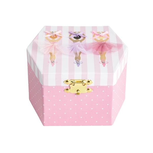 Ballet Musical Jewelry Boxes - Assorted Kids Misc Accessories Mudpie Ballerina Trio
