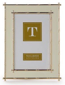 Bamboo Edge 4x6 Metal Frame - Assorted Home Decor Two's Company Ivory