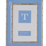 Bamboo Edge 4x6 Metal Frame - Assorted Home Decor Two's Company Blue