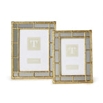 Bamboo Gold Mirrored Frame 4x6 Home Decor Two's Company