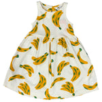 Banana Sleeveless Dress Girls Play Dresses Compagna Fantastica