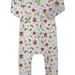 Barnyard Babies Print Zip Footie Baby Sleepwear Magnolia Baby