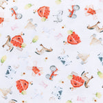 Barnyard Babies Print Zip Footie Baby Sleepwear Magnolia Baby