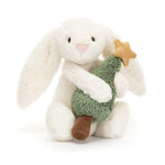 Bashful Bunny w/ Christmas Tree Plush Jellycat